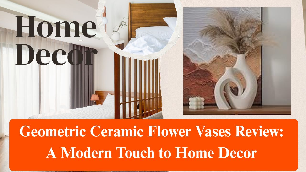 You are currently viewing Geometric Ceramic Flower Vases Review: A Modern Touch to Home Decor